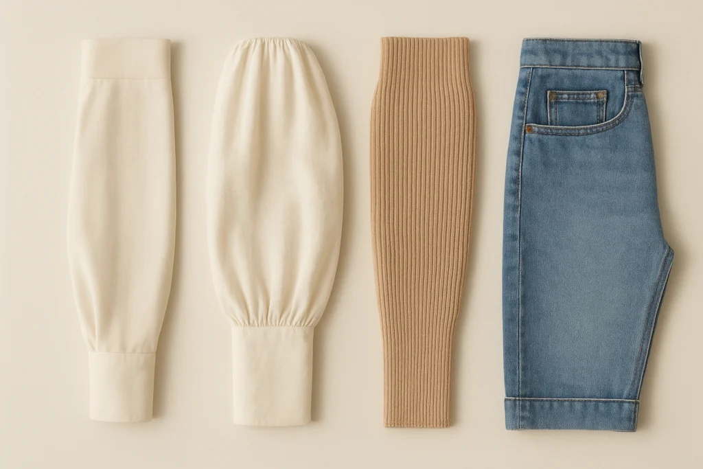 Types of sleeves on dresses