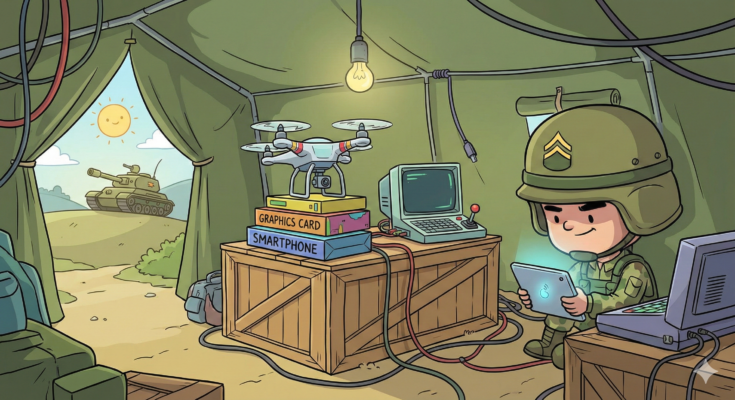 Consumer tech in warfare